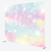 Lofaris Fairy Rainbow Sparkle Party Pillow Cover Backdrop